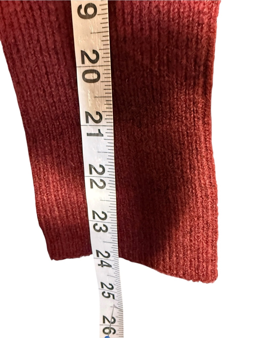Zenana Knit Full Zip Hoodie Sweater Burgundy Marled Soft Stretch TW-2608D4 NWT L - Picture 2 of 8